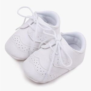 Classic White Baby Shoes